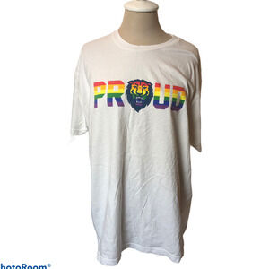 American Apparel Proud  White T-Shirt Men's Size XL